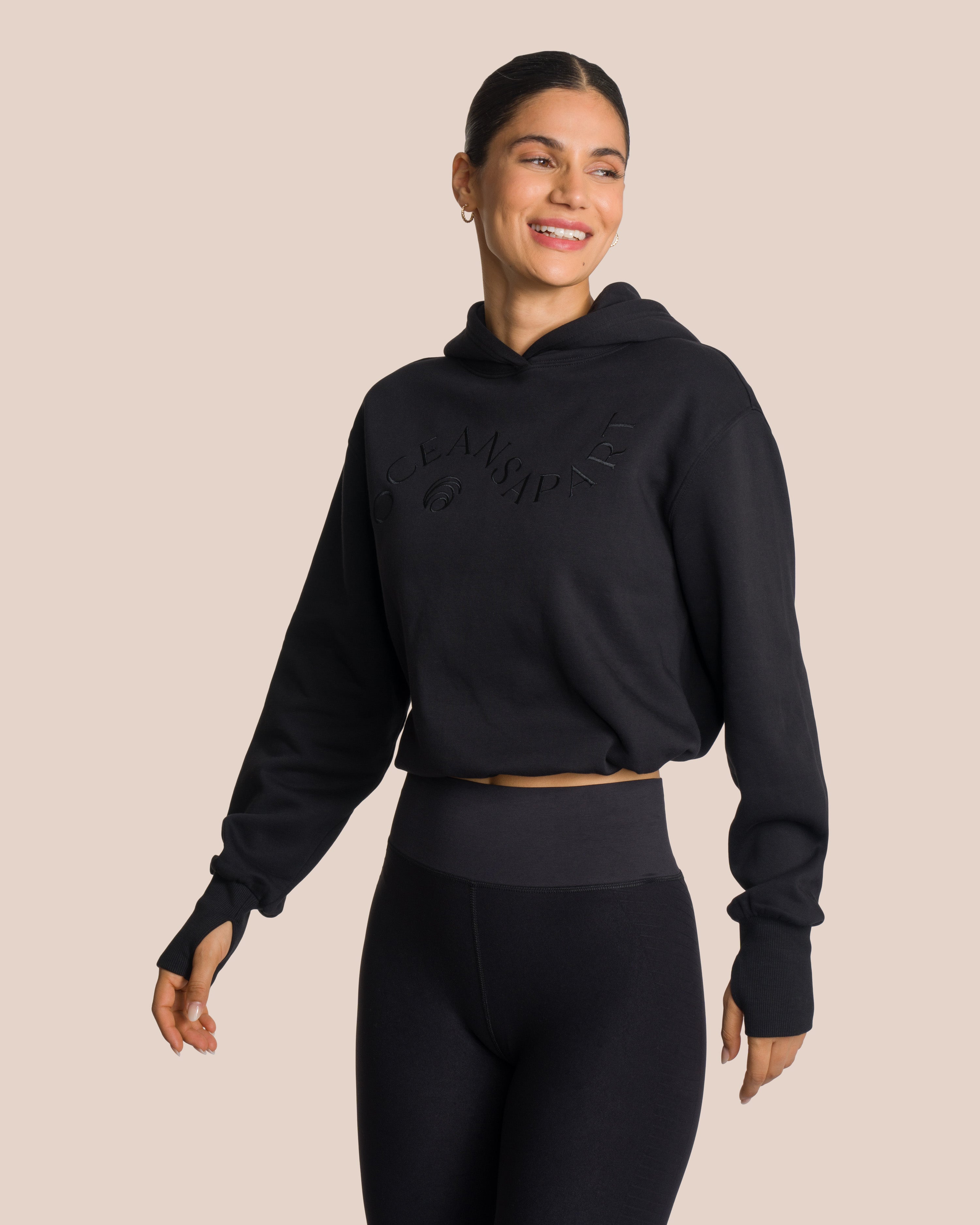 Beverly Cropped Hoody - Yoga Hoody