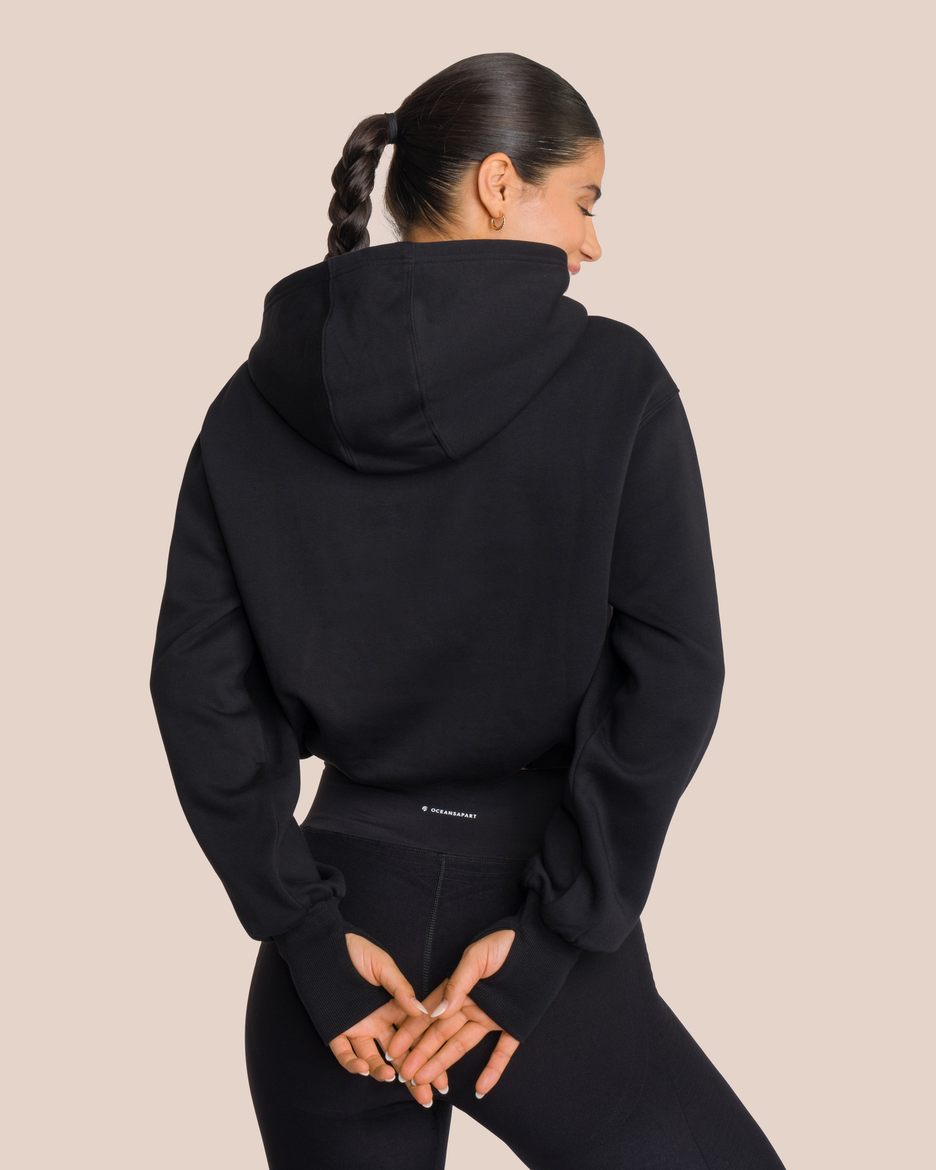 Beverly Cropped Hoody - Yoga Hoody
