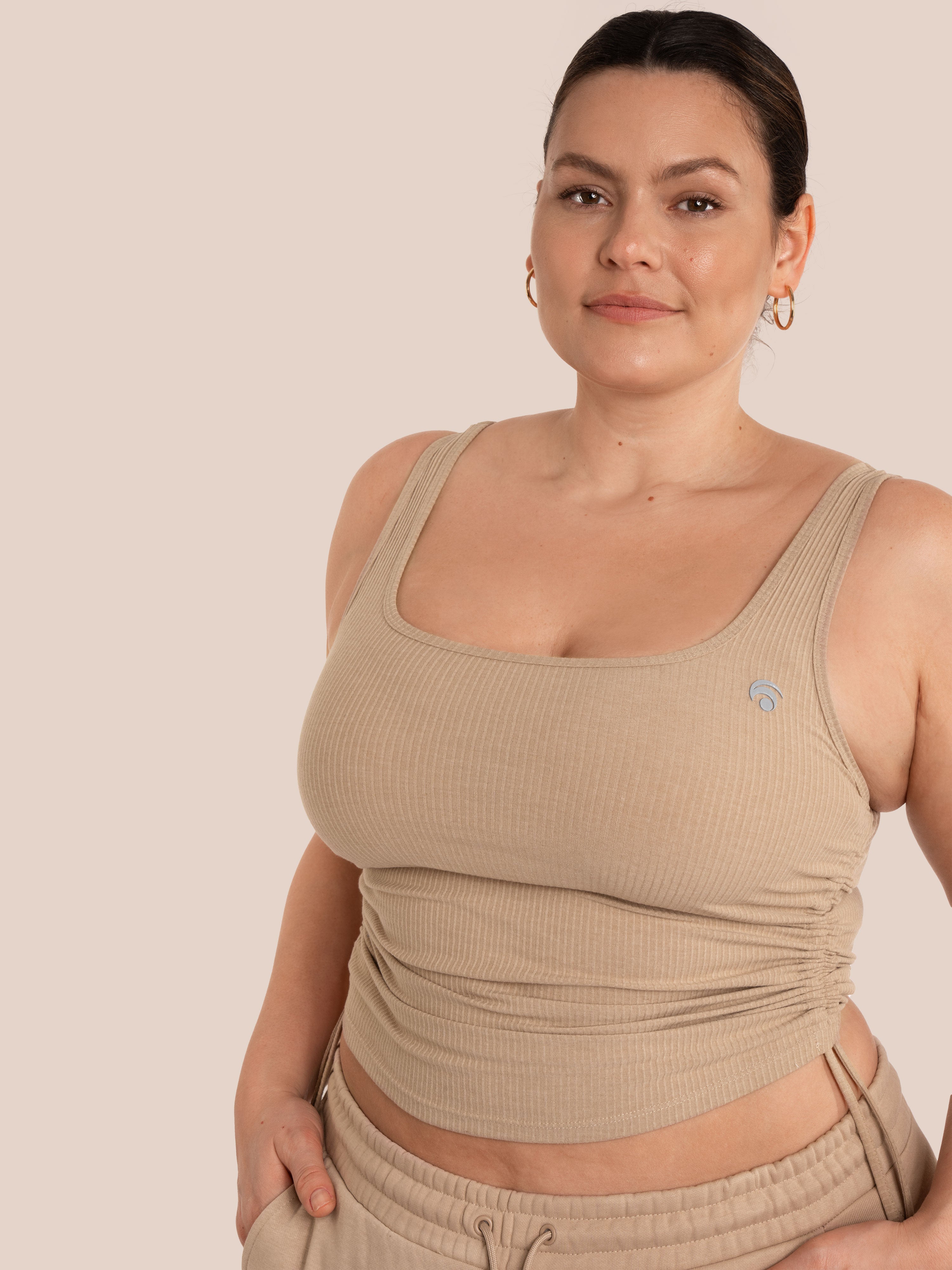 Sydney Top - Yoga Top - Beige