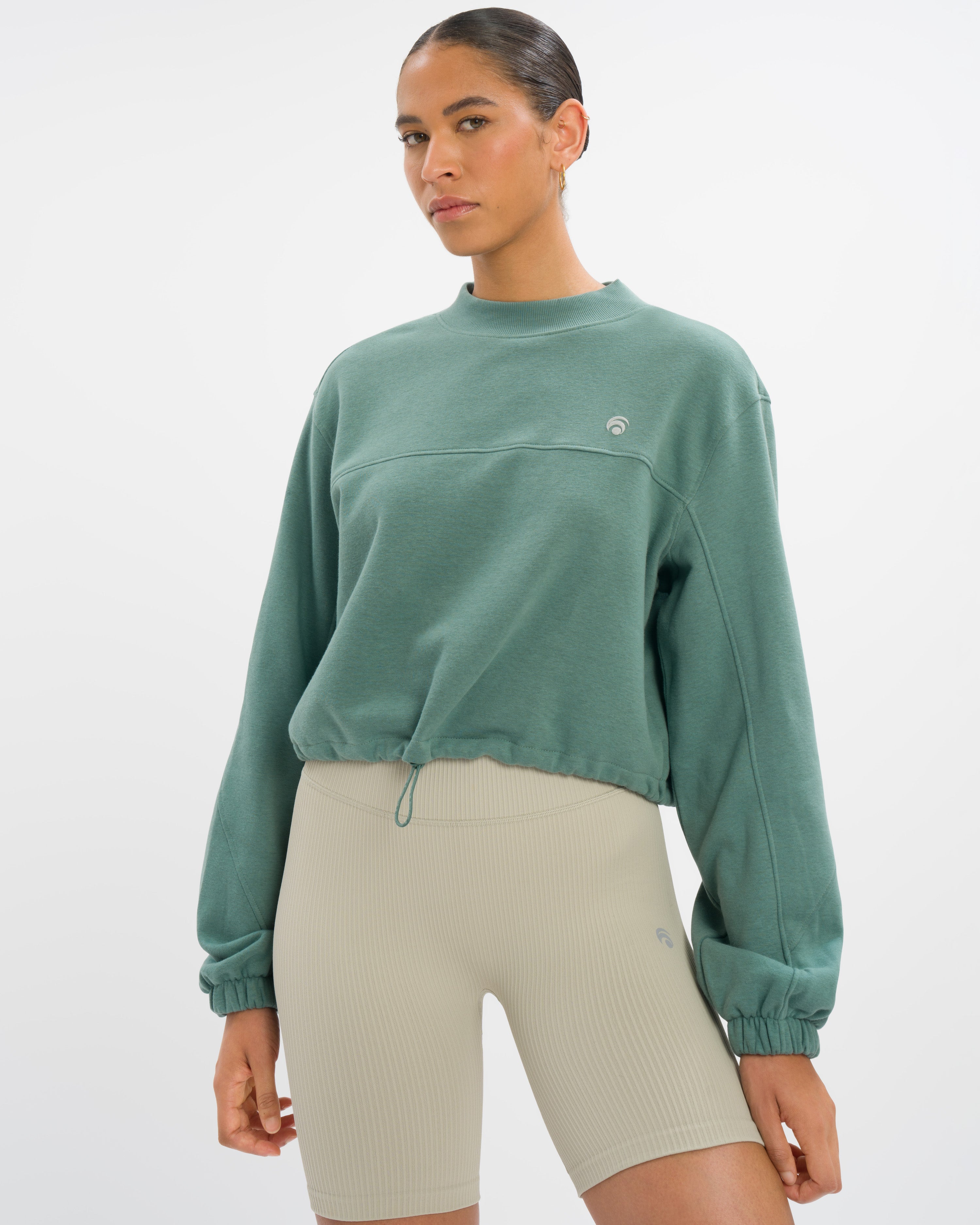 Soho Cropped Sweater - Yoga Sweater