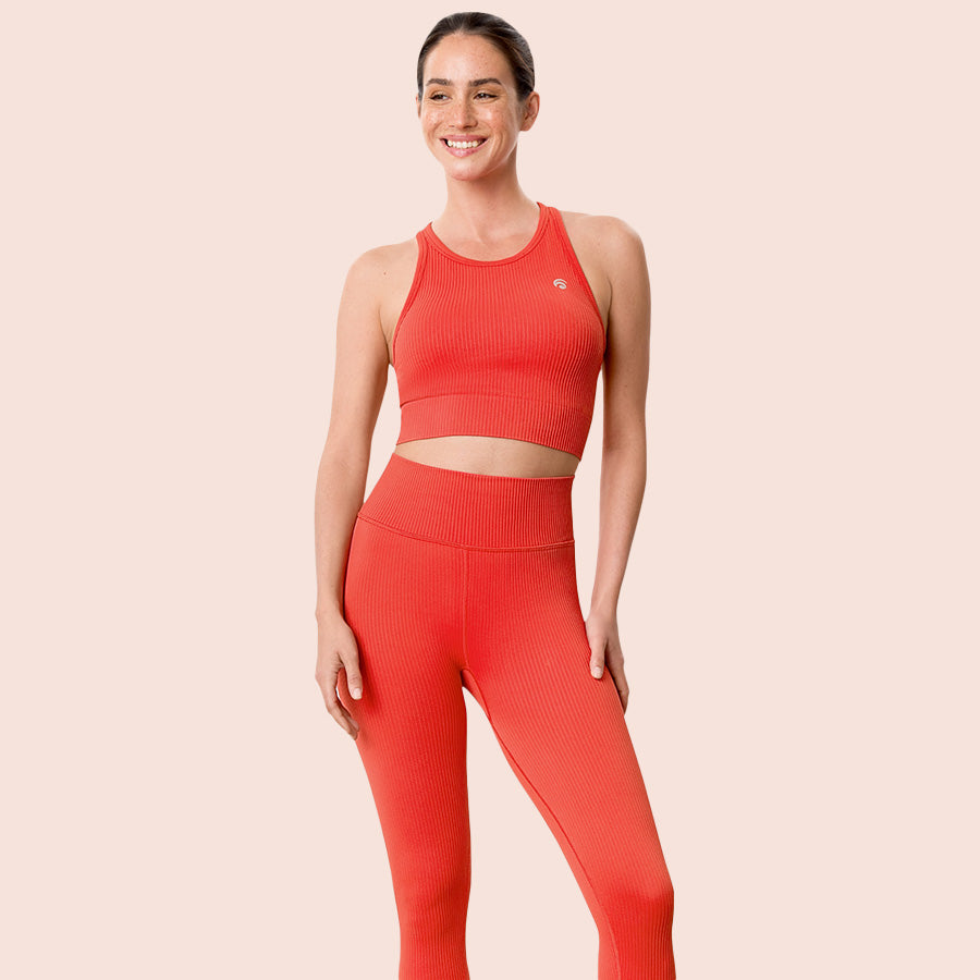 Aimy Top - Yoga Top - Red