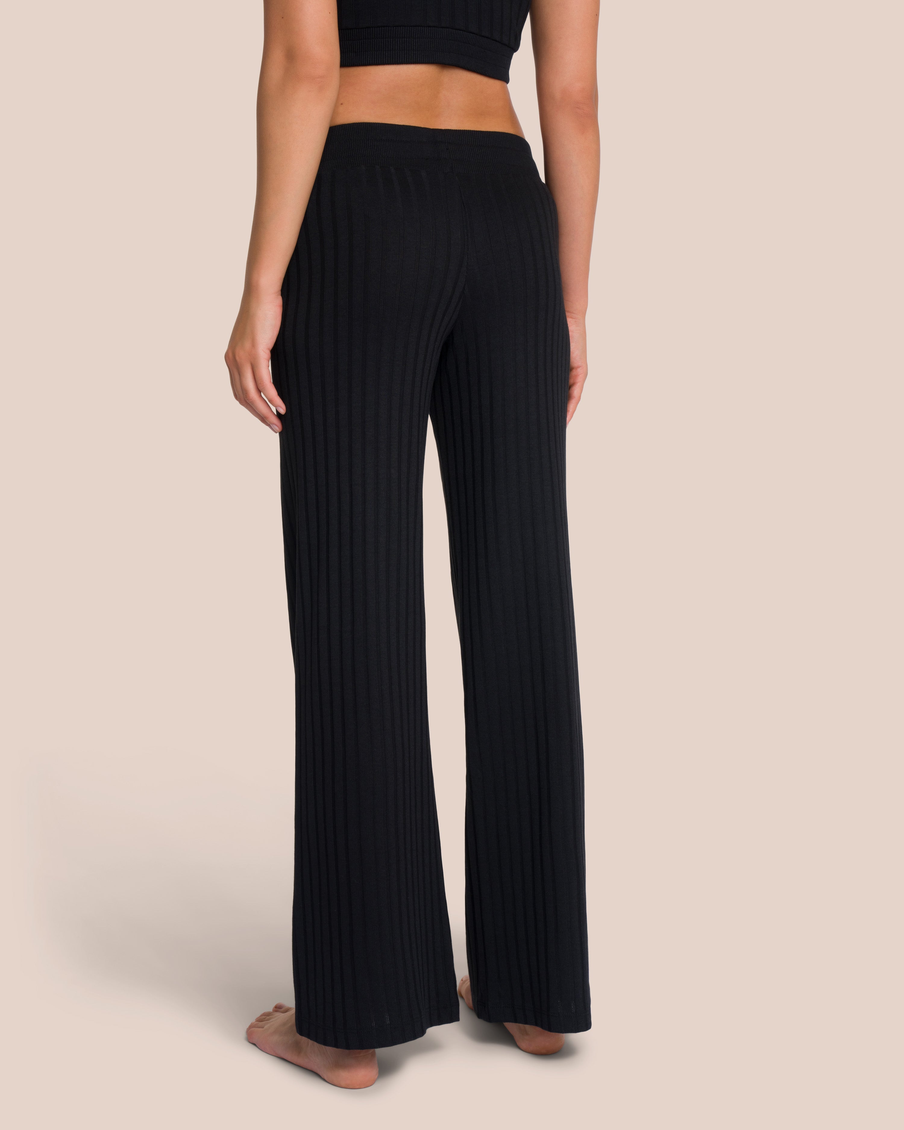 Aurelia Knit Set - Black - Yoga Set