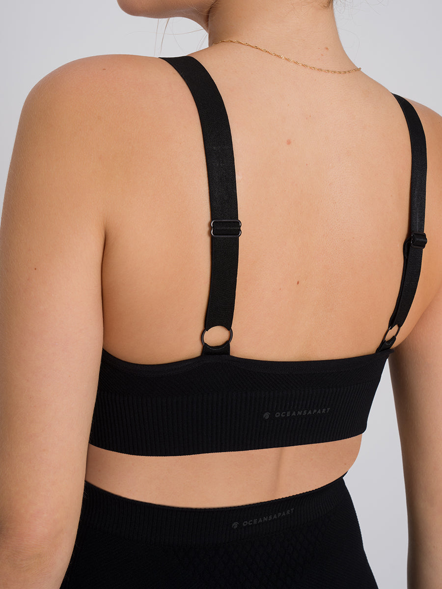 Mila Maternity Biker Set - Black - Yoga Set
