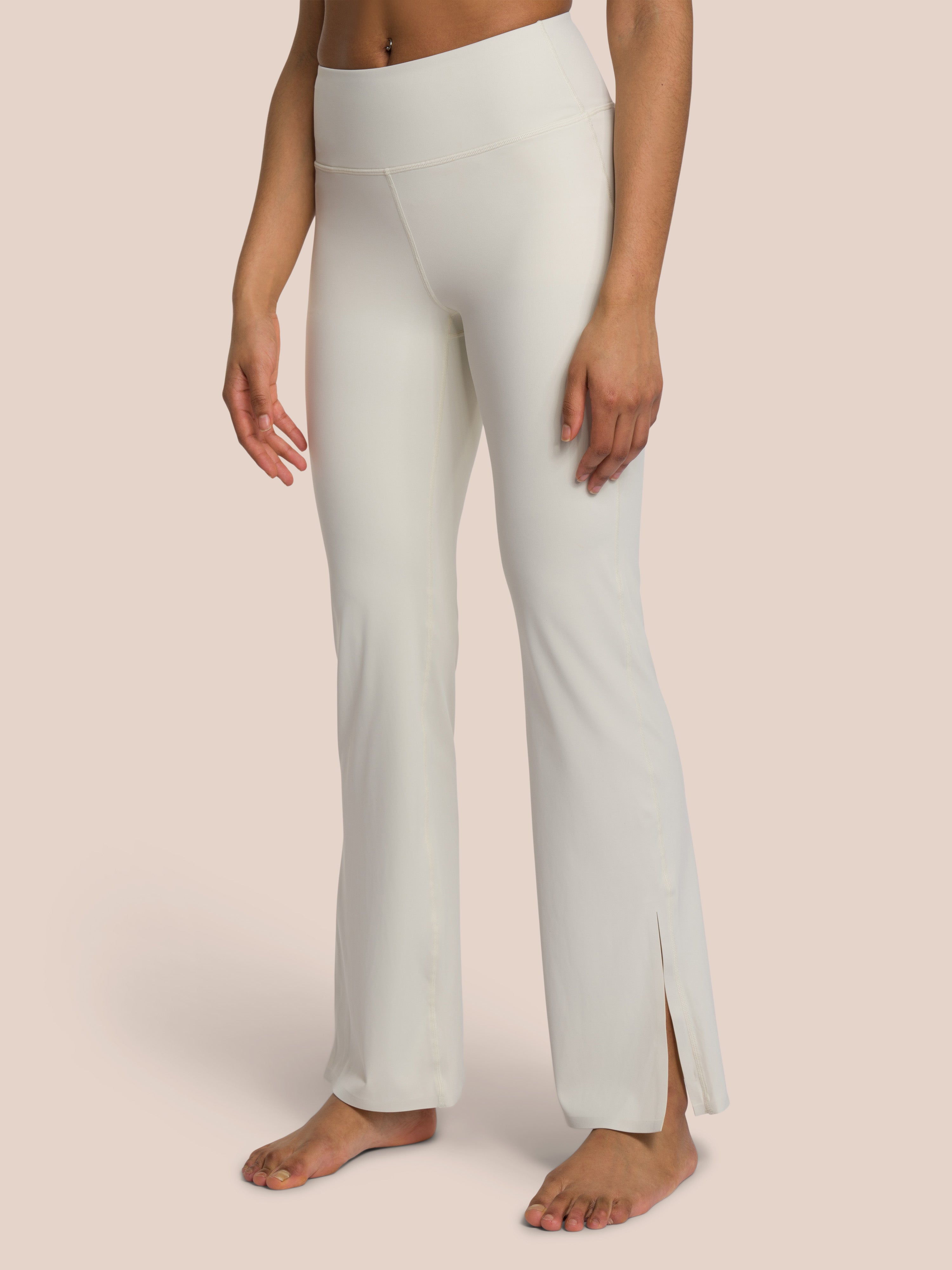 Venus Flared Pant - Yoga Leggings - Beige