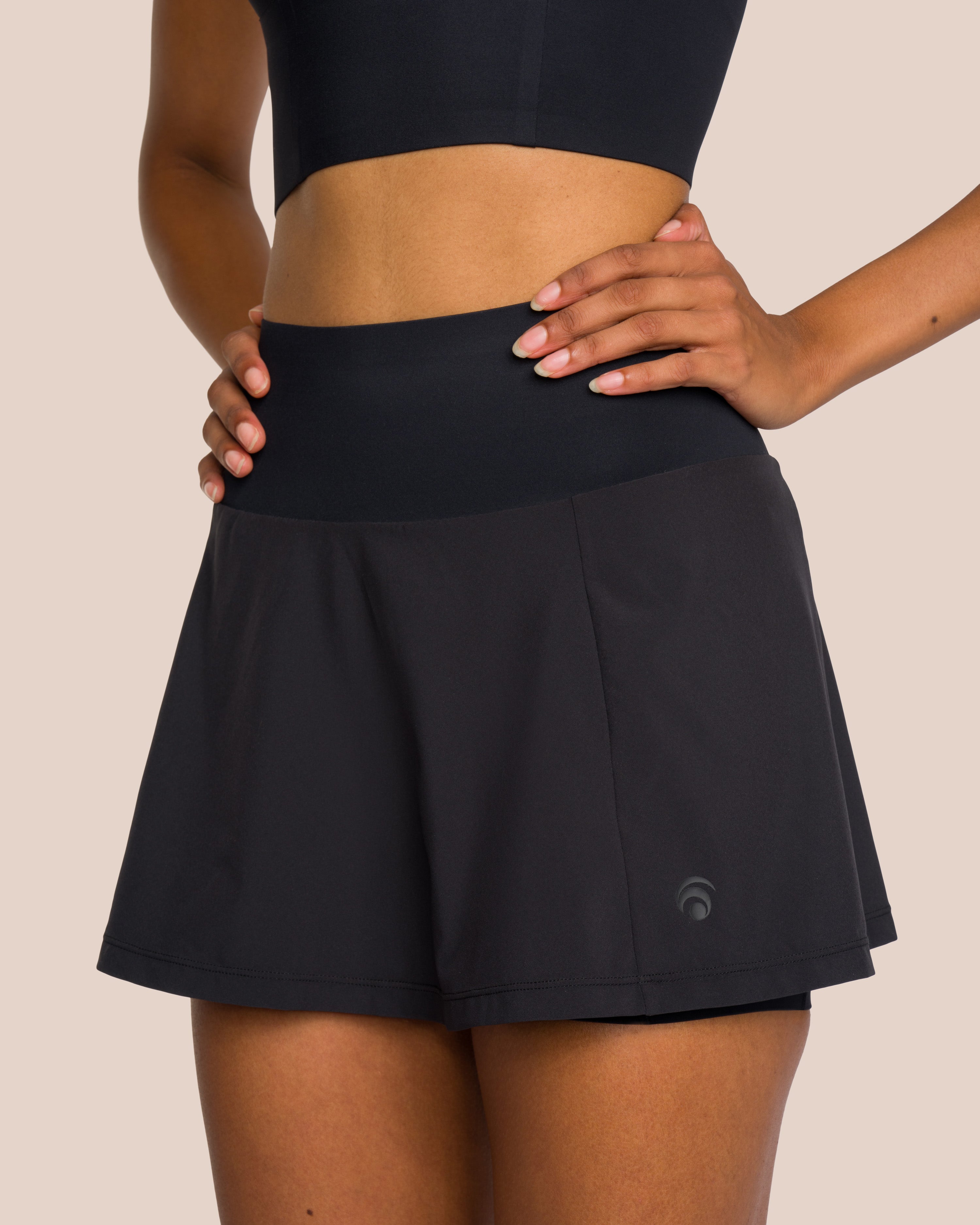 Hope Skirt - Yoga Skirt - Black