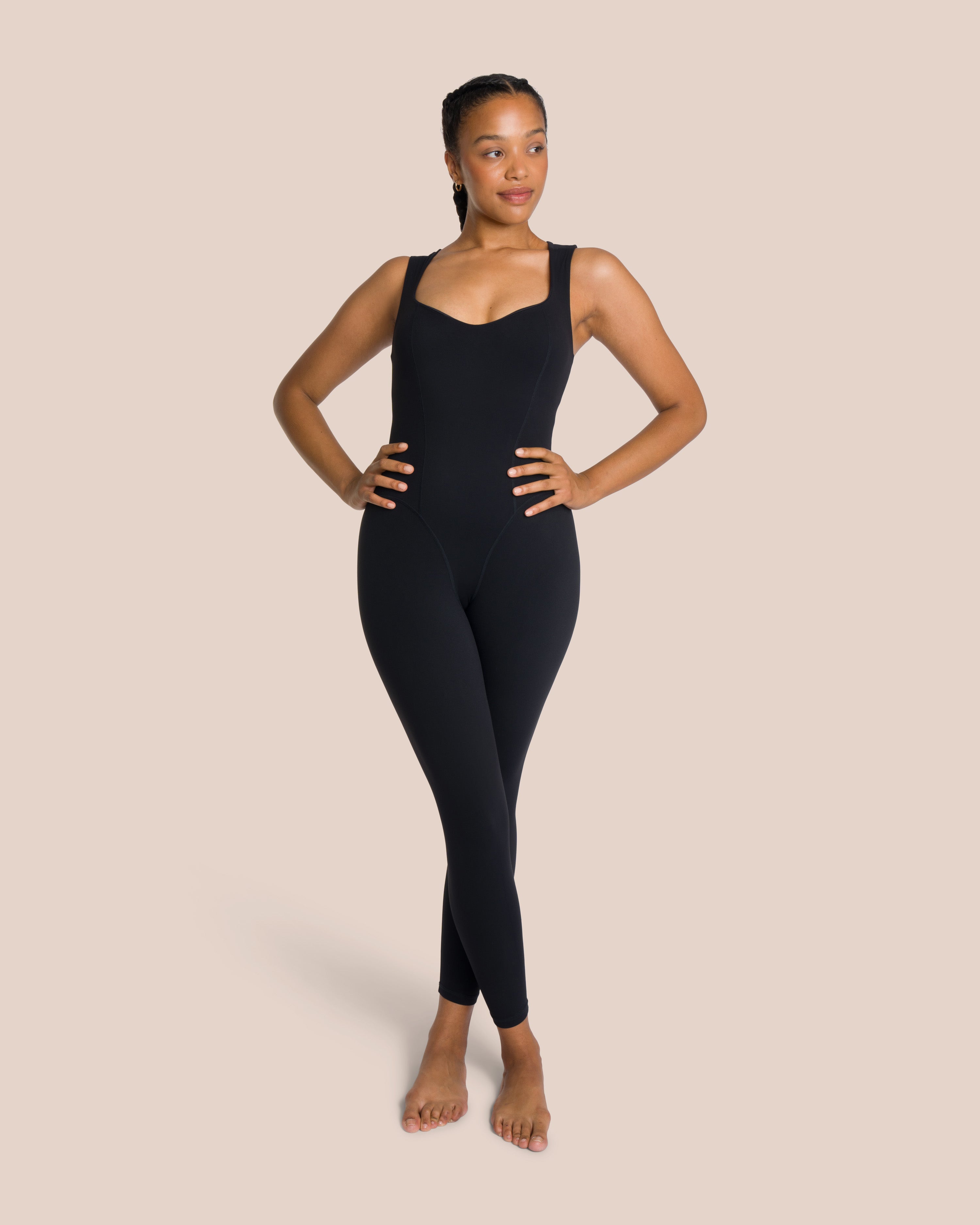 Shania Jumpsuit - Yoga Jumpsuit - Black