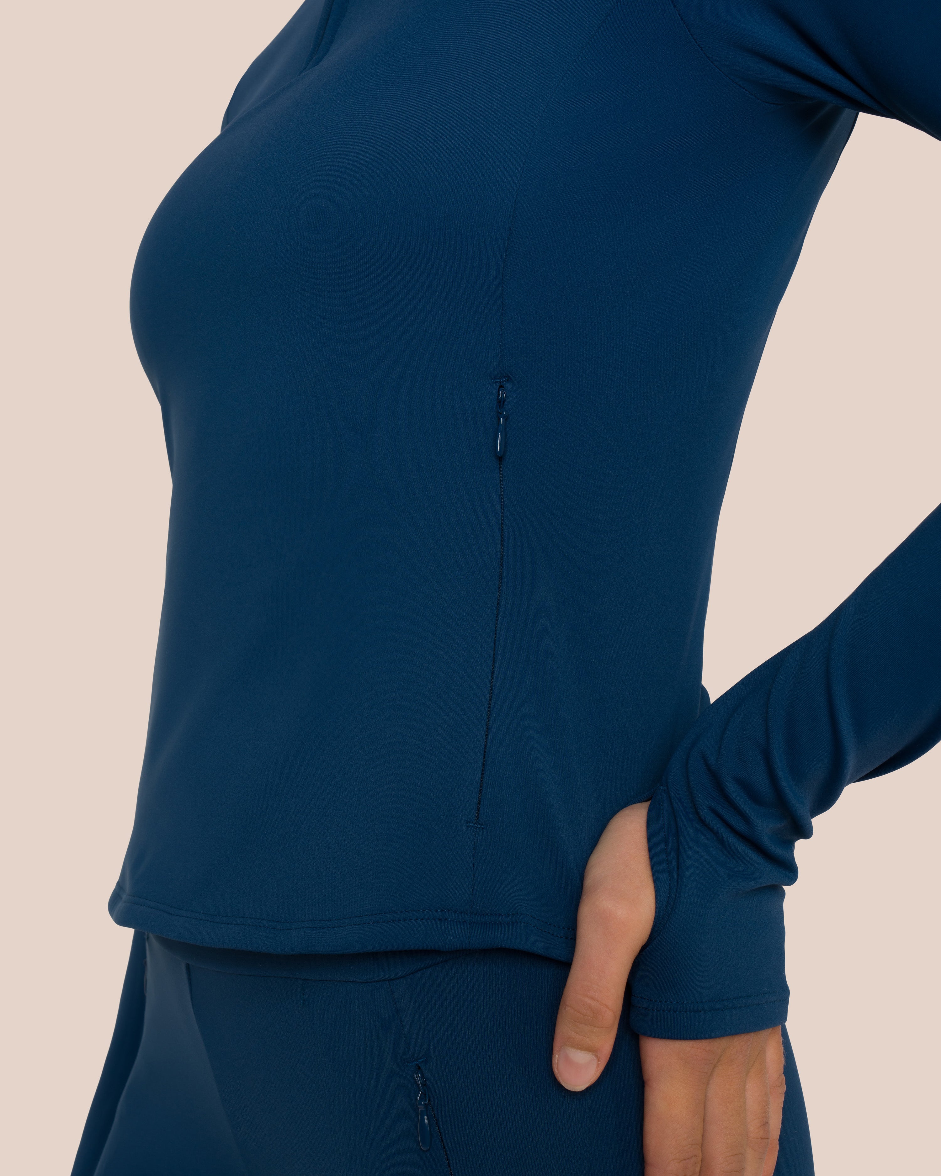 Florence Half Zip Longsleeve - Yoga Longsleeve