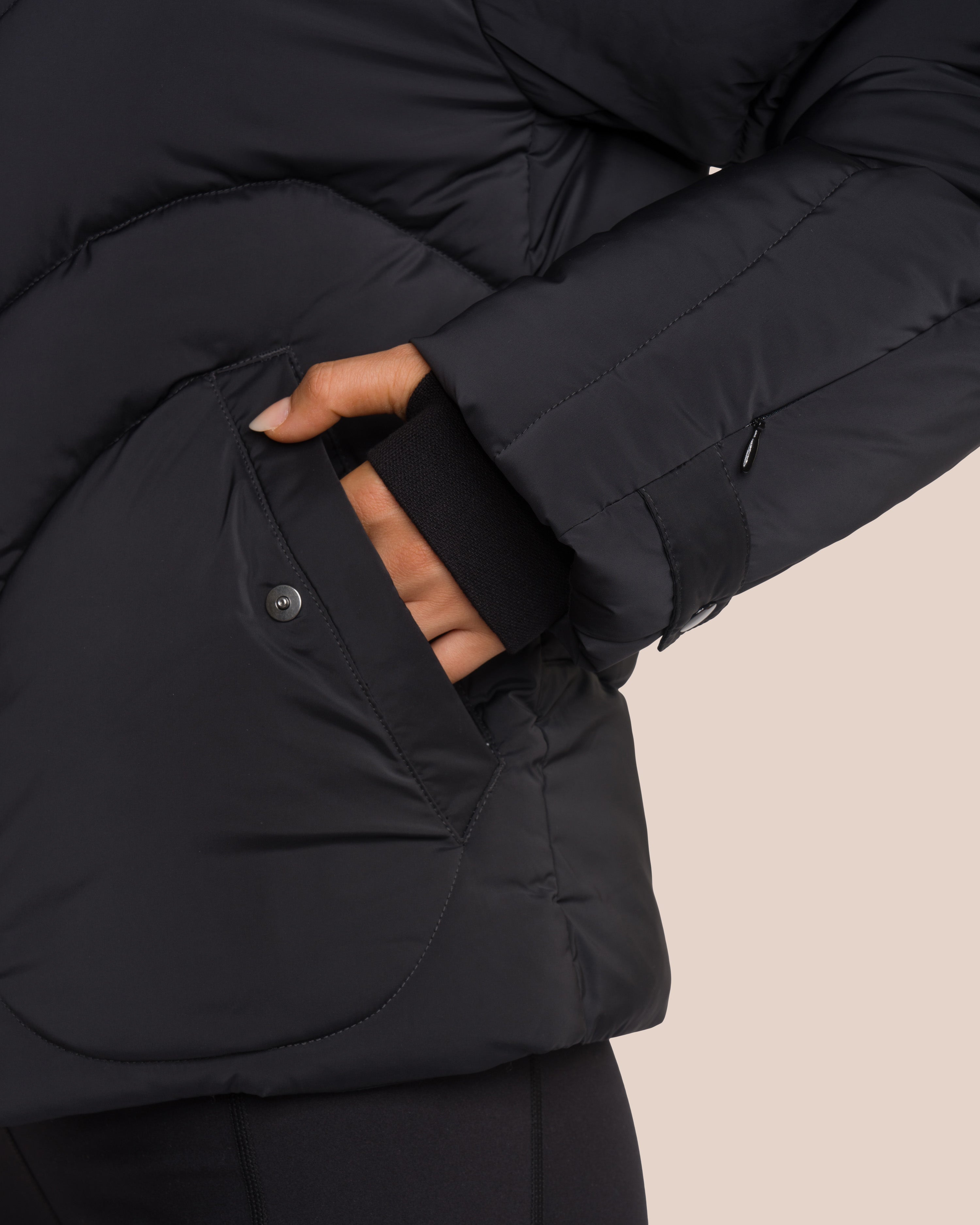 Joelle Puffer Jacket - Yoga Jacket