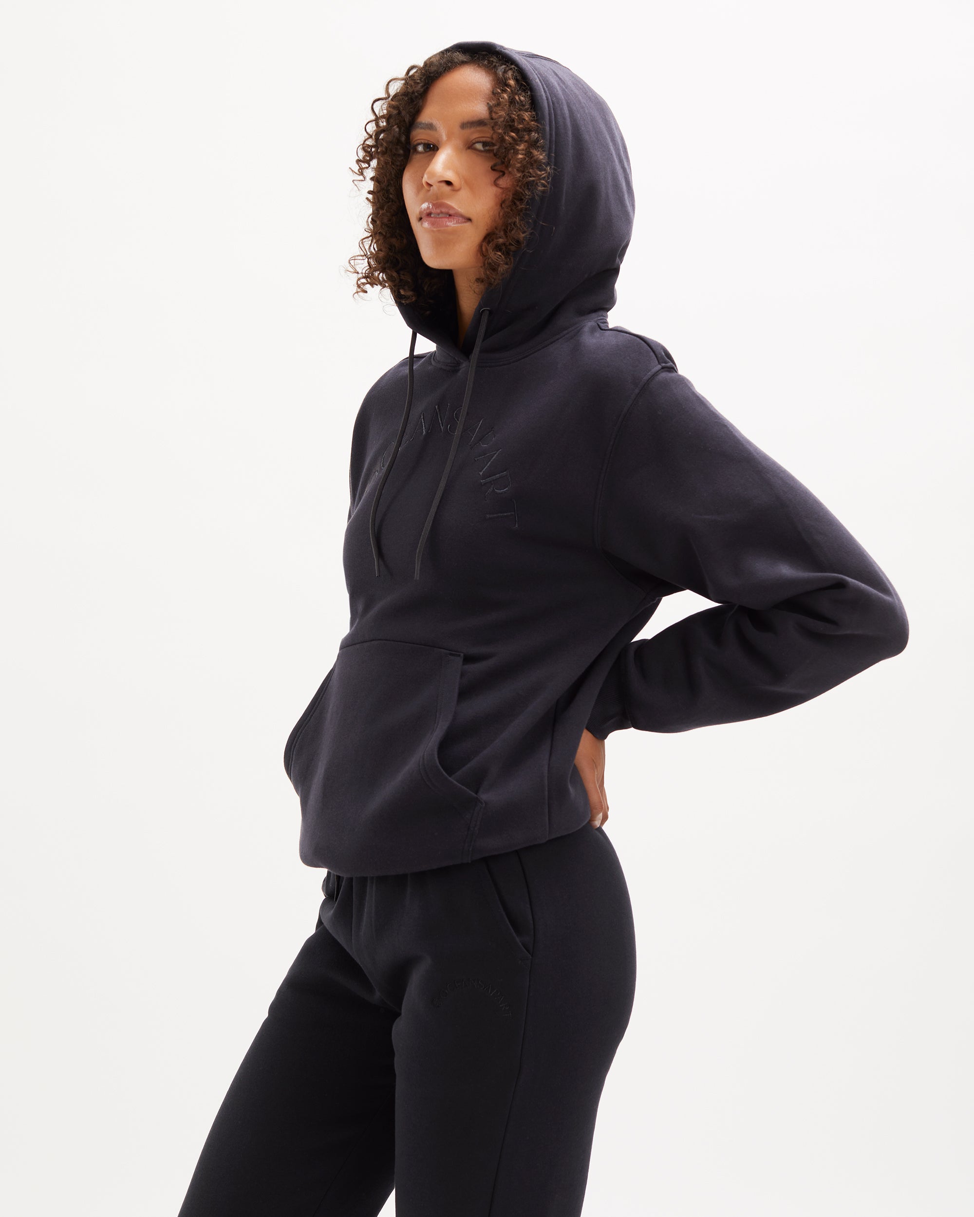Charly Sweat Set - Black - Yoga Set