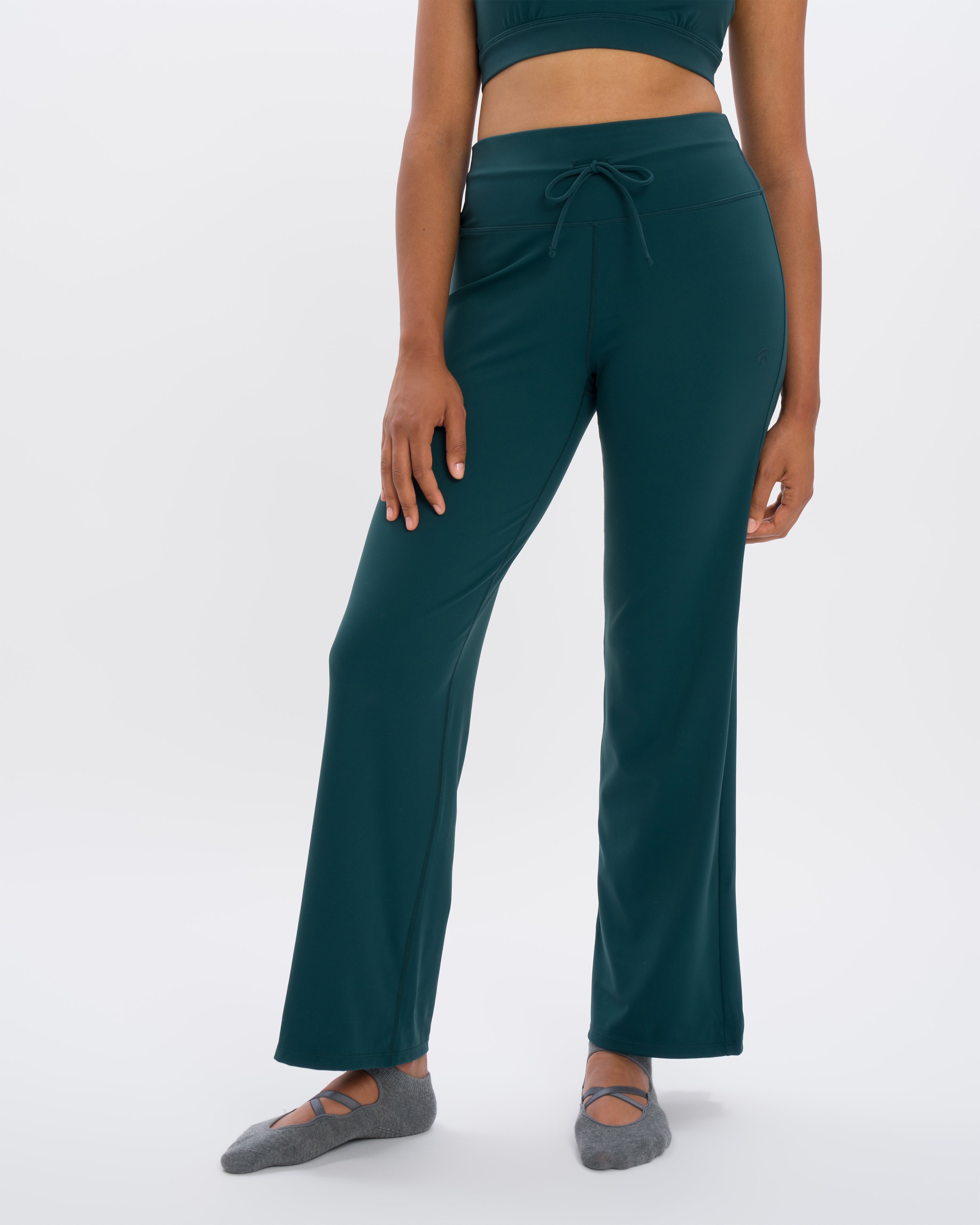 Eve Wideleg Pant - Yoga Pant - Green