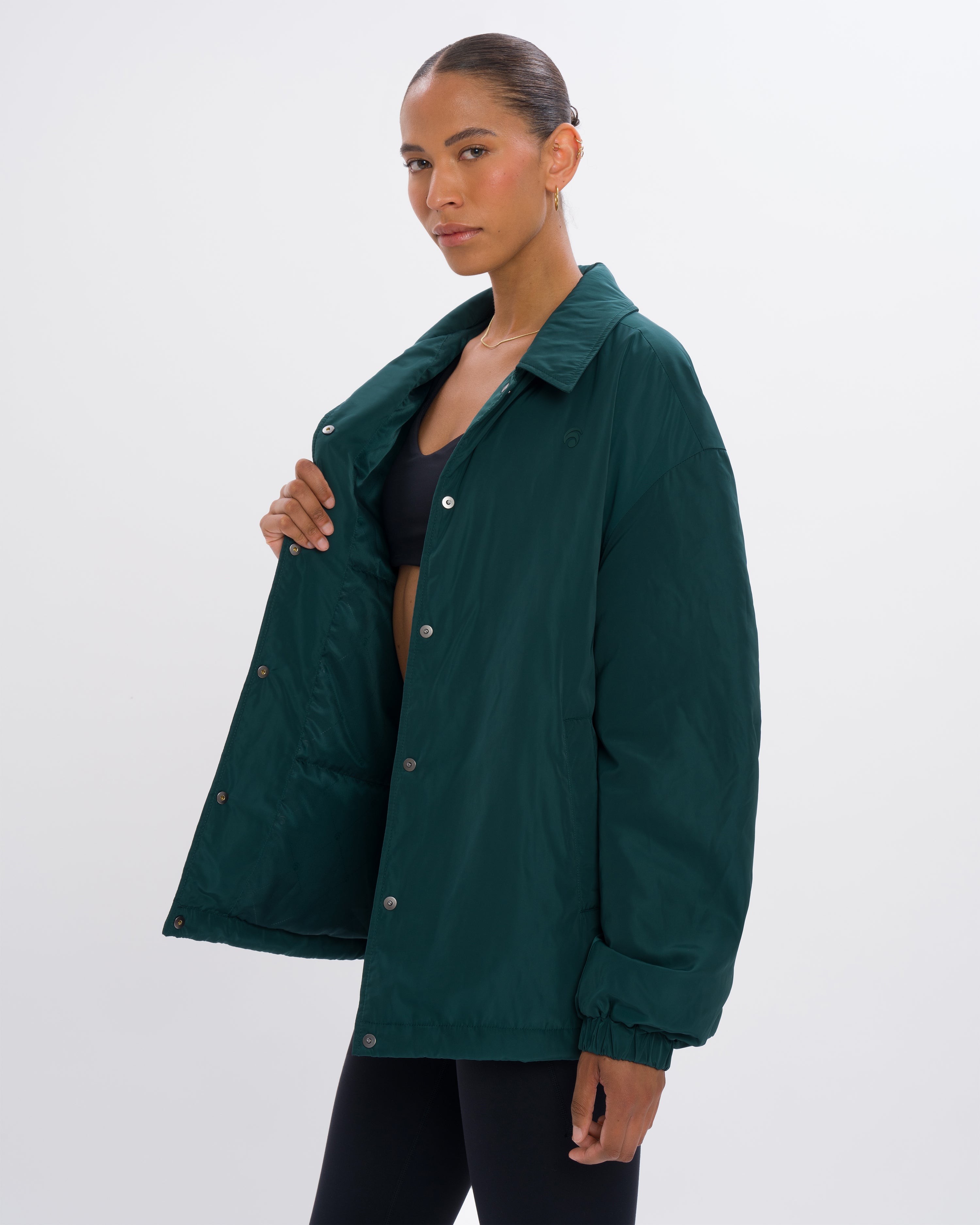 Shania Coach Jacket - Yoga Jacket - Green