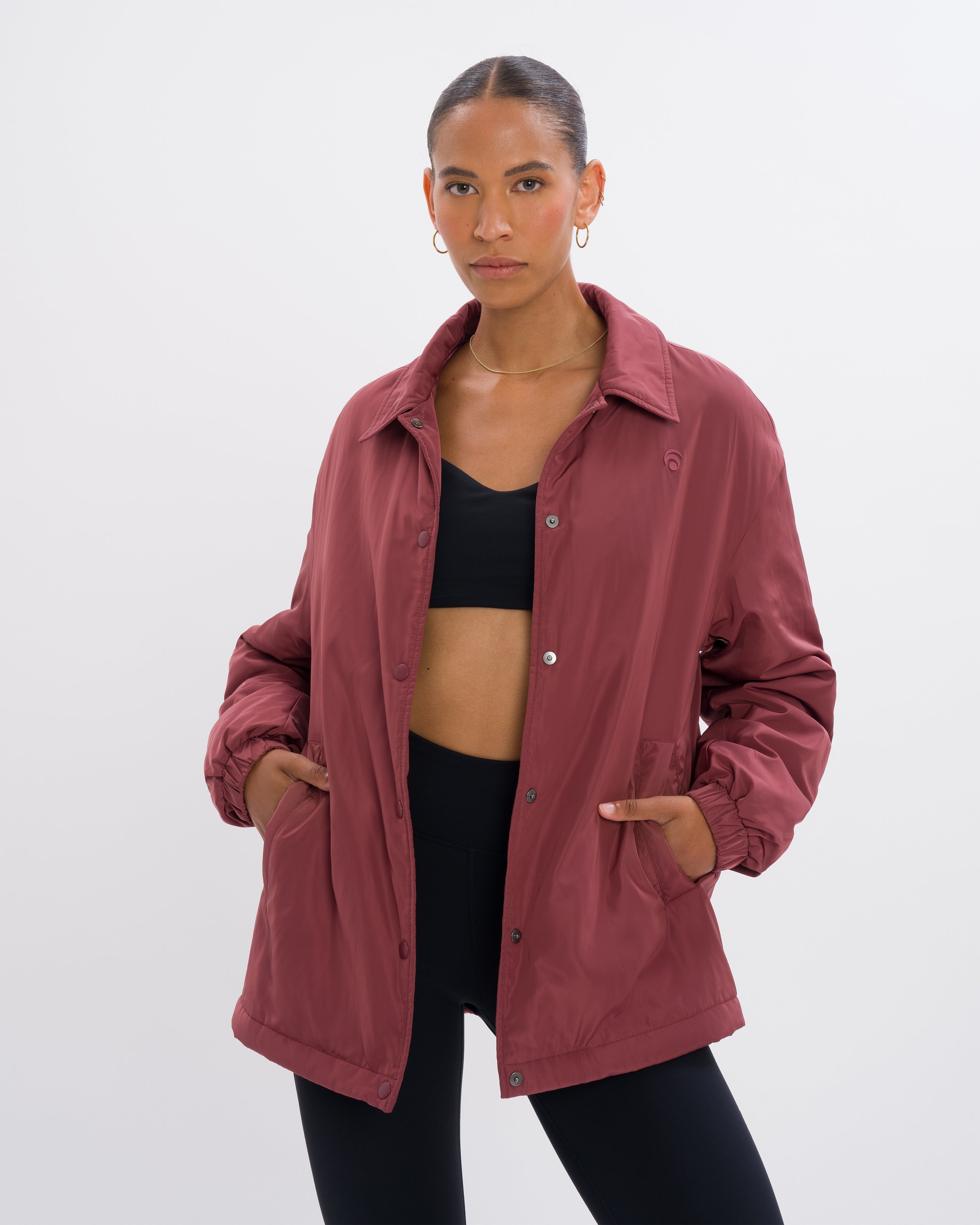 Shania Coach Jacket - Yoga Jacket - Red