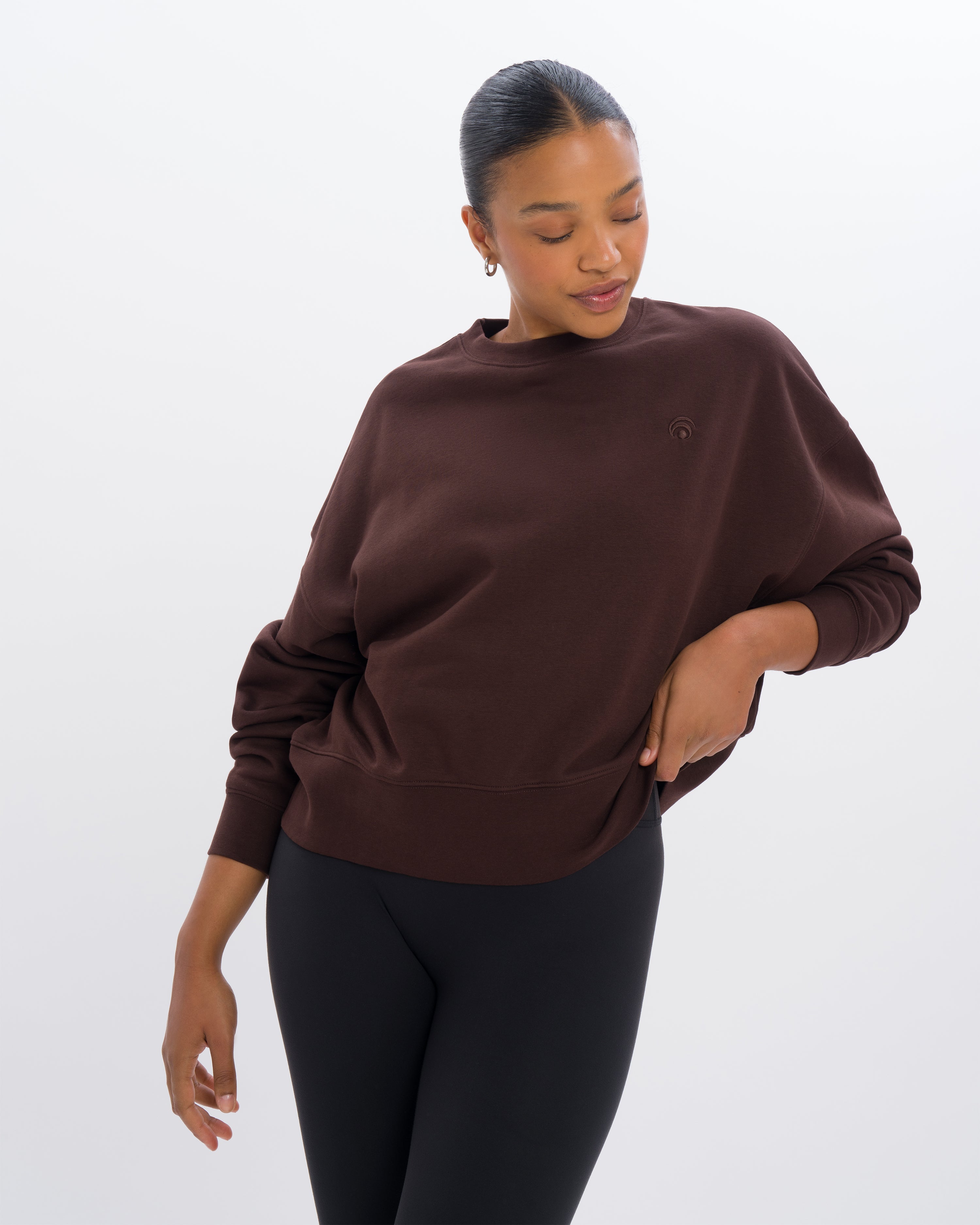 Jenny Sweater - Yoga Sweater - Dark Oak