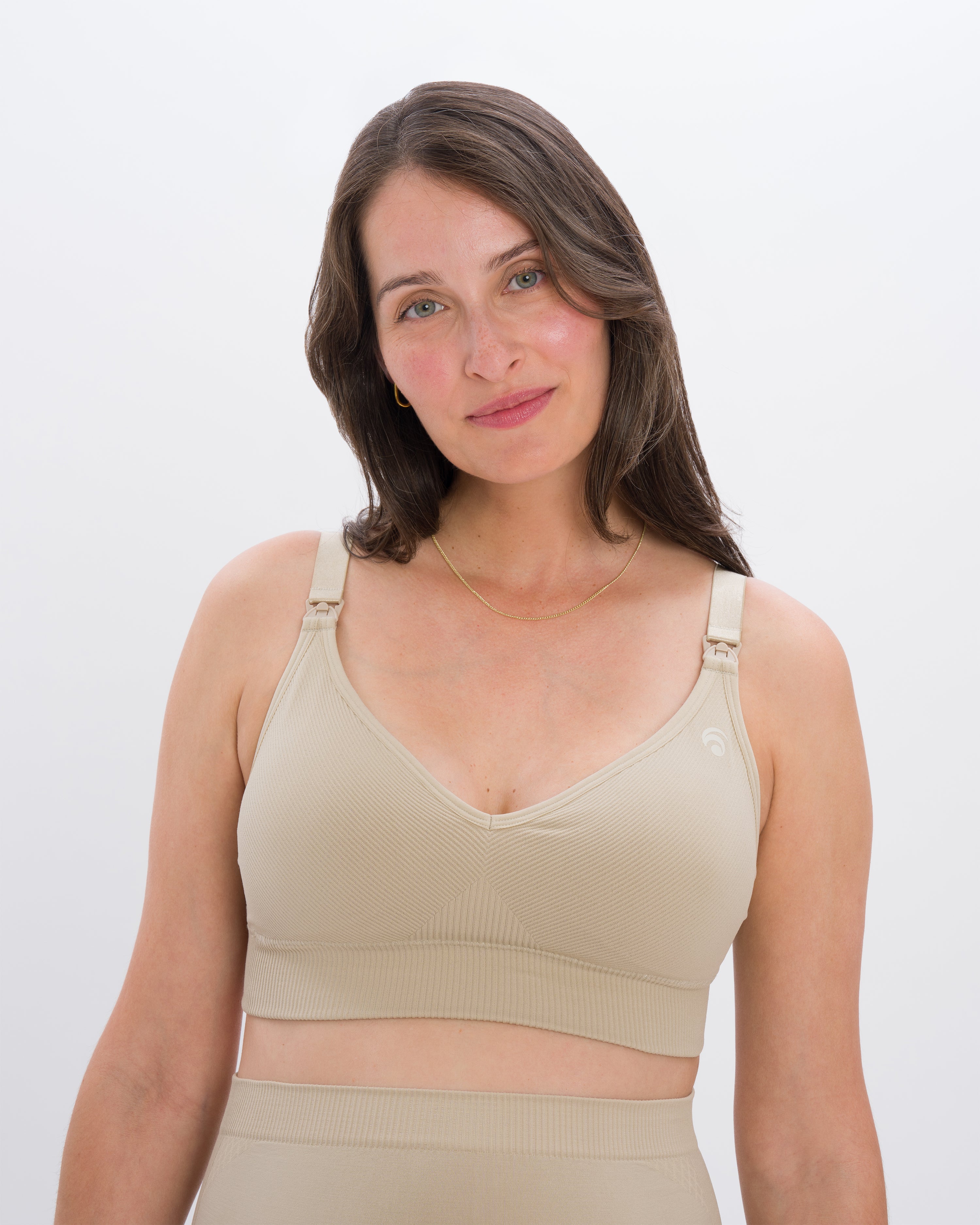 Mila Maternity BH - Yoga Bra - Beige