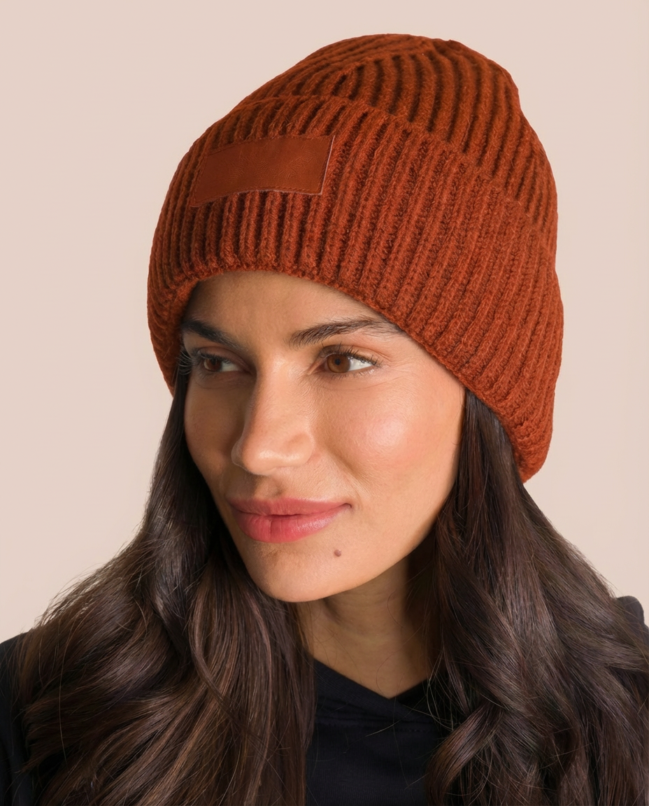 Beauty Beanie - Yoga Headgear - Red