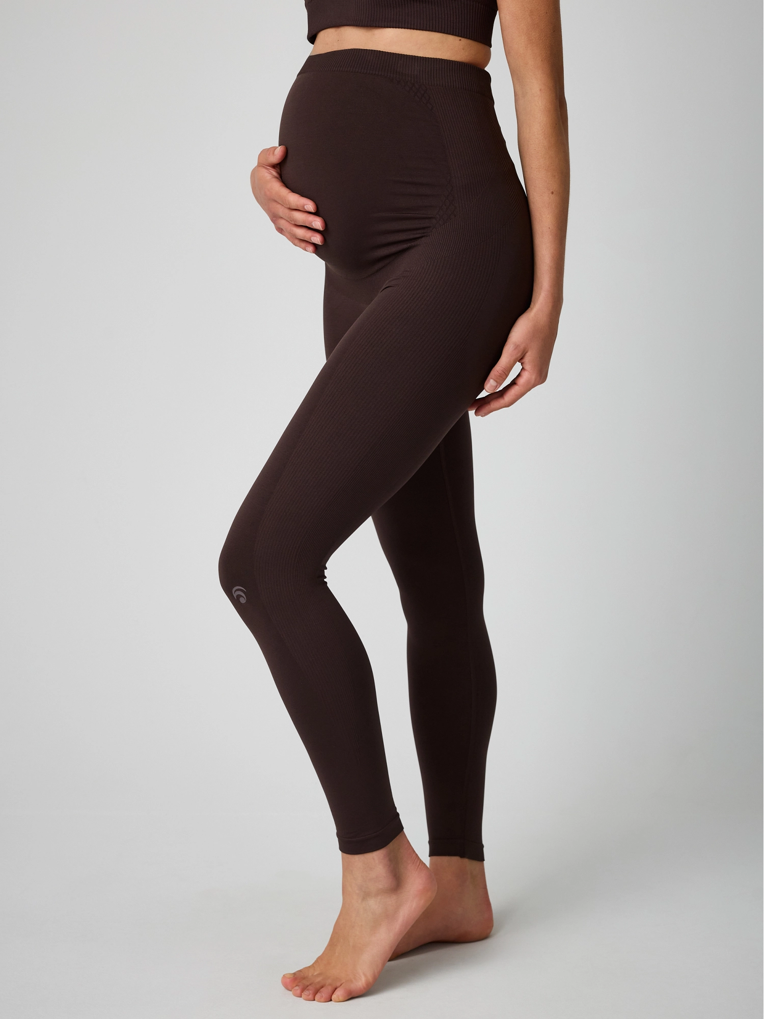Mila Maternity Pant - Yoga Leggings - Brown