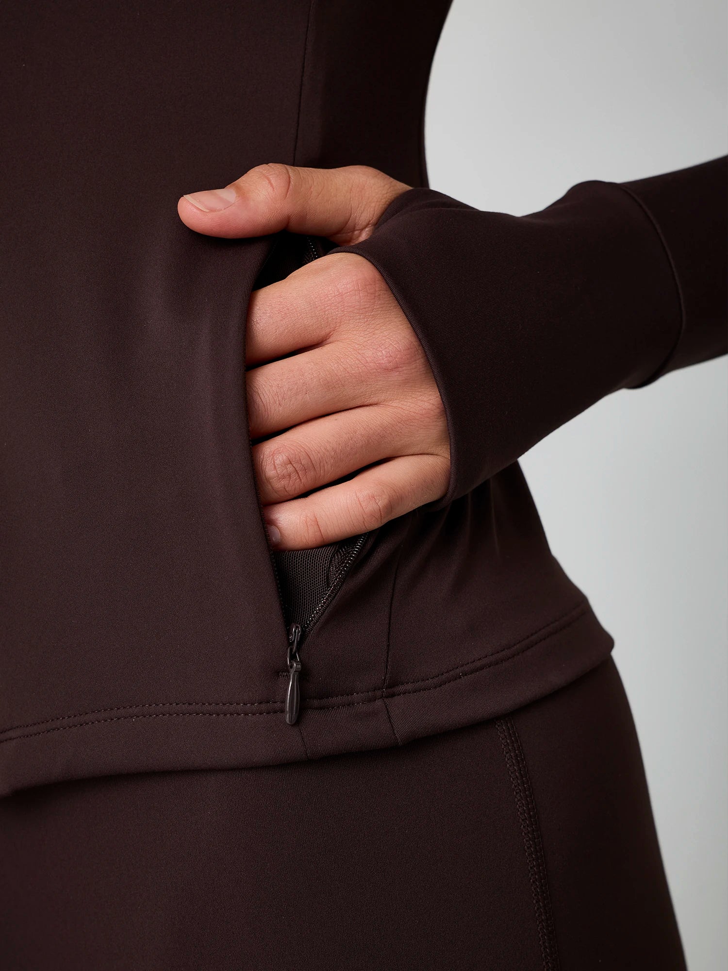 Shania Zip Turtleneck - Yoga Longsleeve