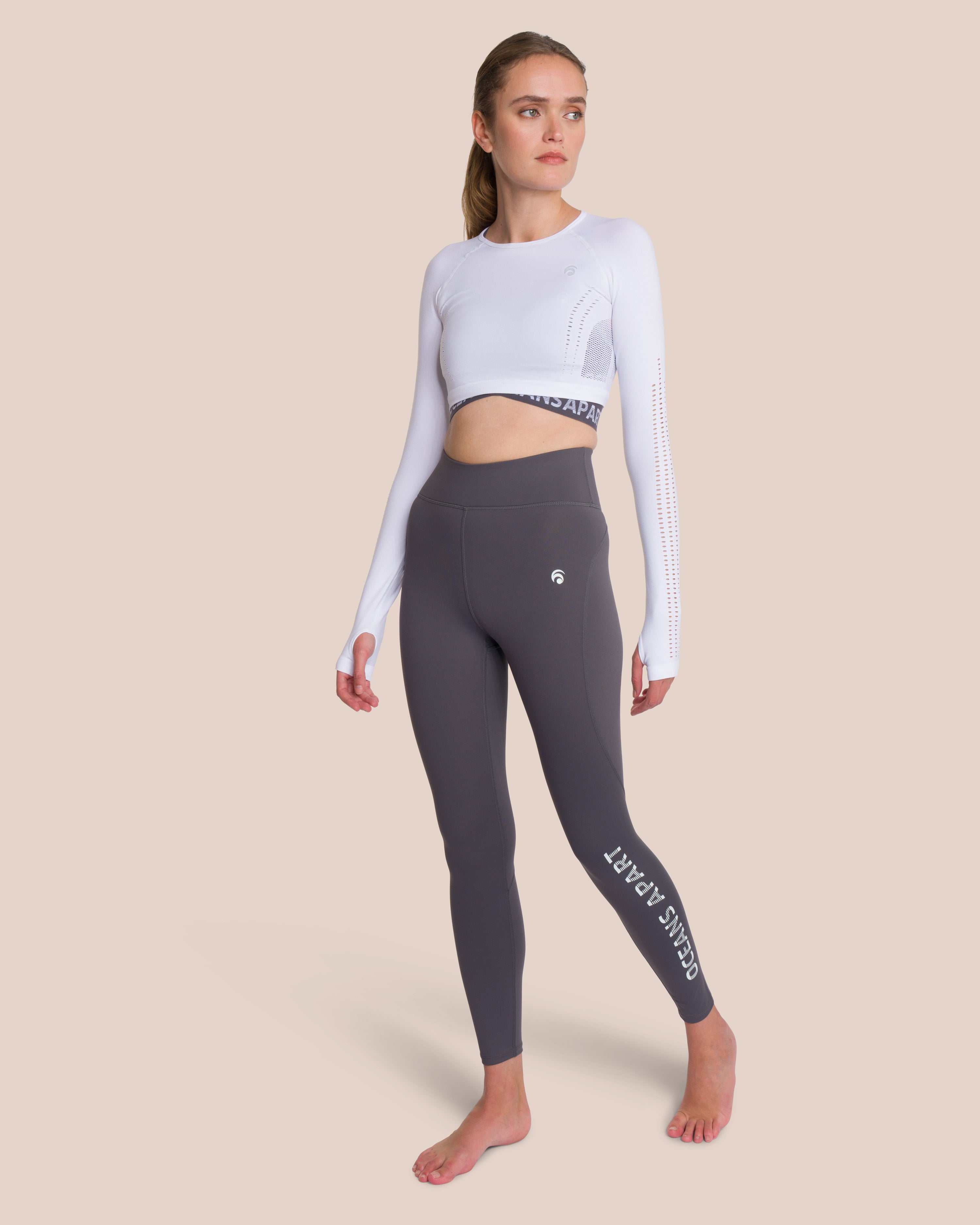 Beauty Set Deluxe - Cliff Grey &amp; White - Yoga Set