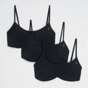 Cloudy Bralette Set Deluxe - Black