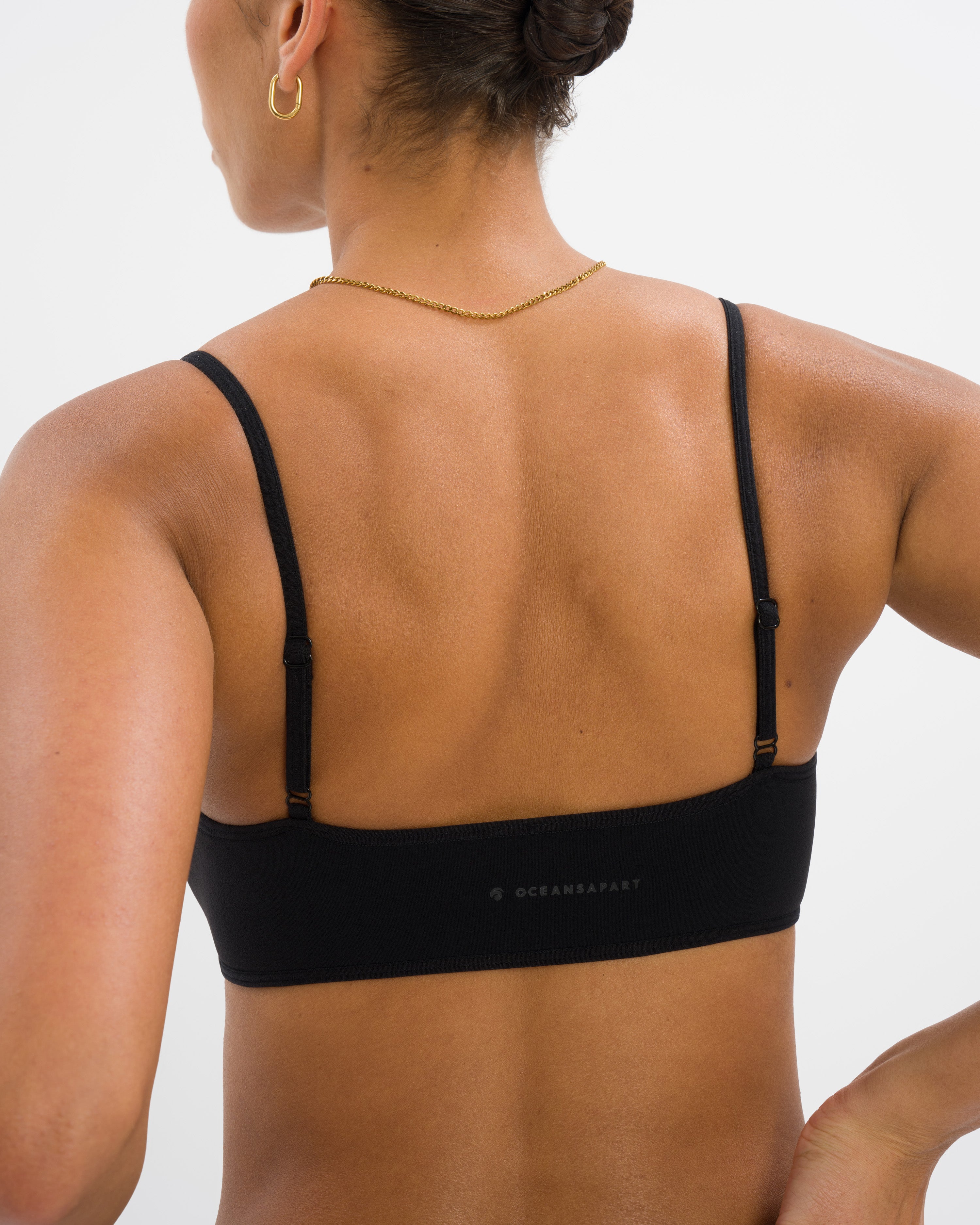 Cloudy Bralette Set Deluxe - Black - Yoga Set