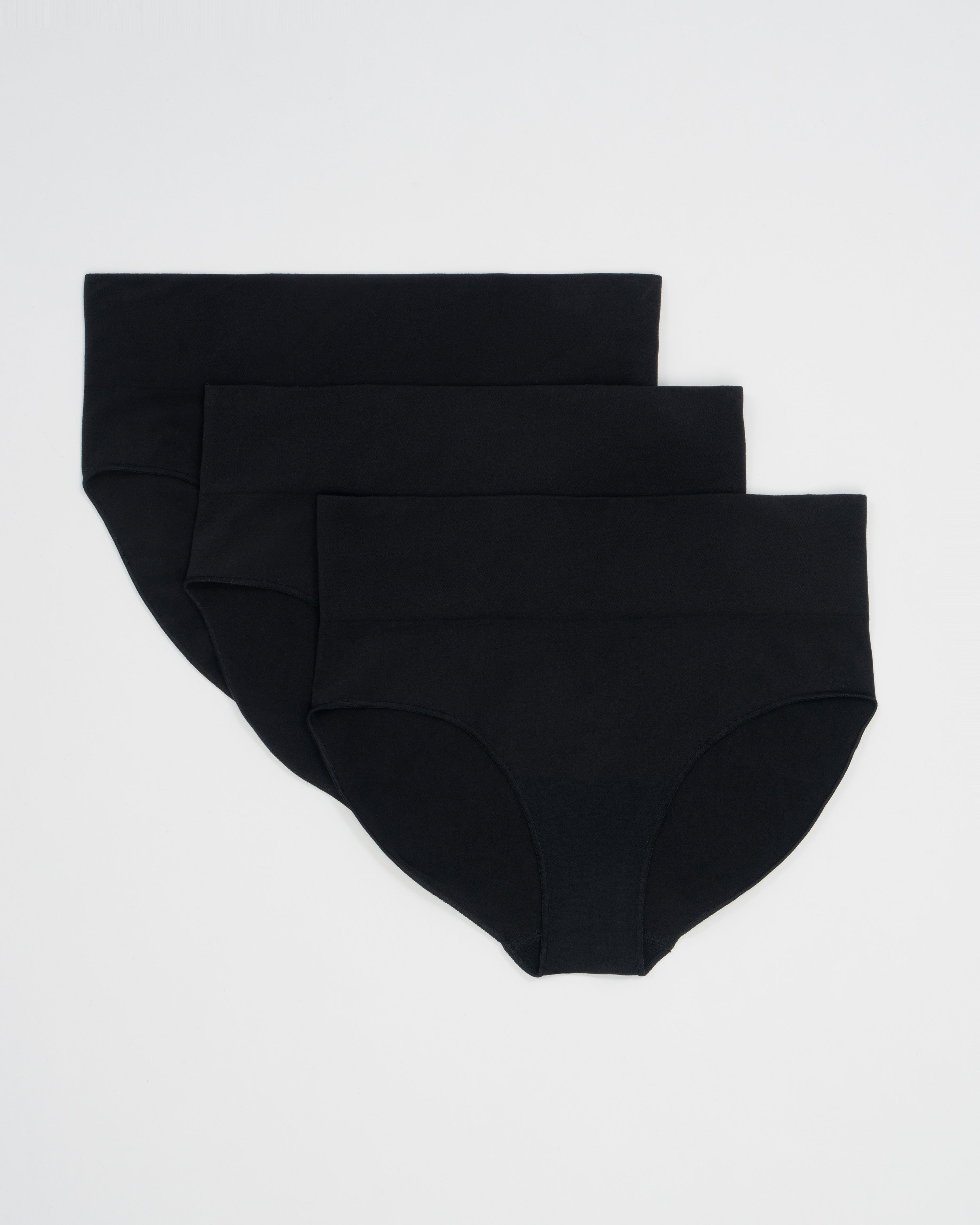 Cloudy Pantie Set Deluxe - Black - Yoga Set