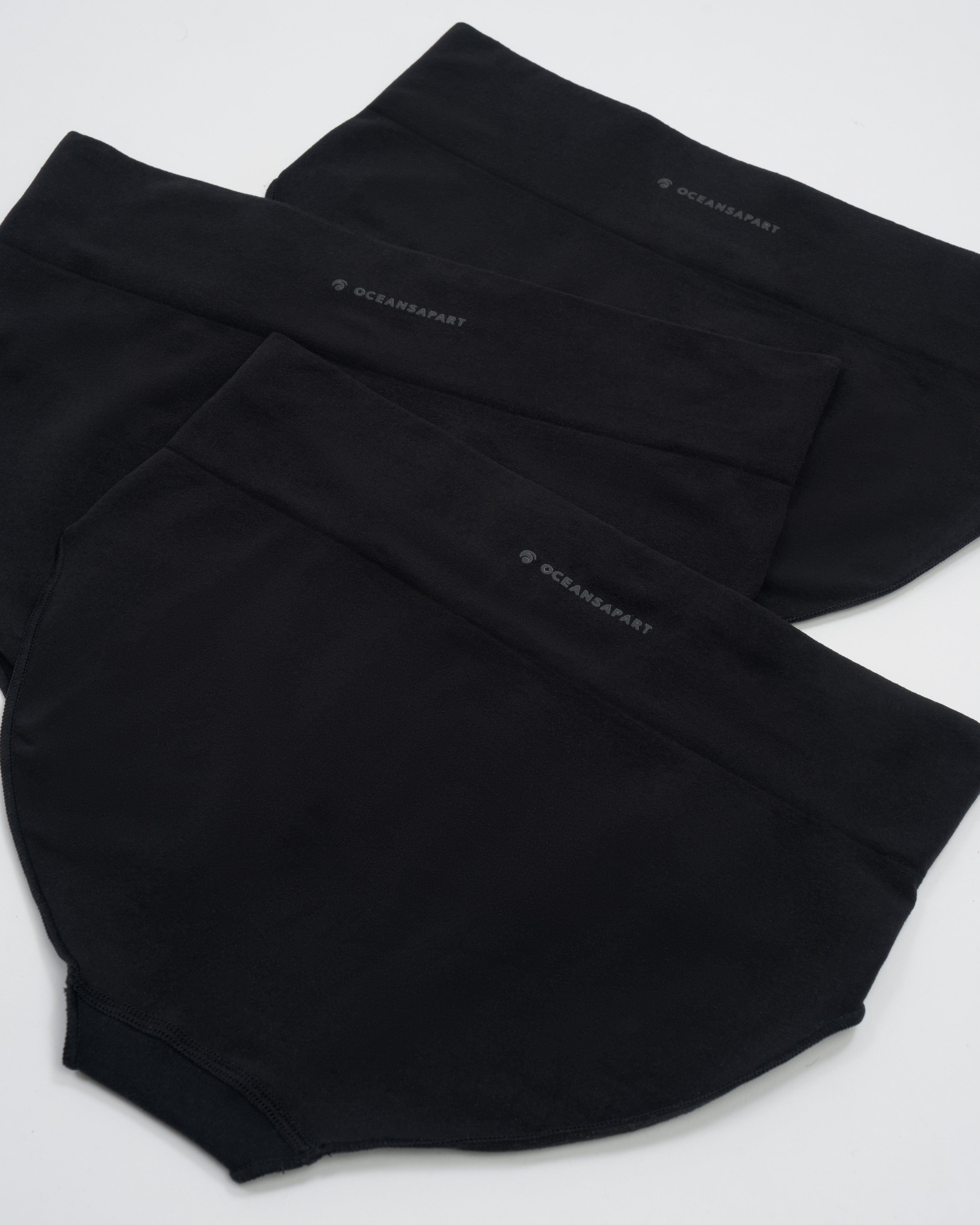 Cloudy Pantie Set Deluxe - Black - Yoga Set
