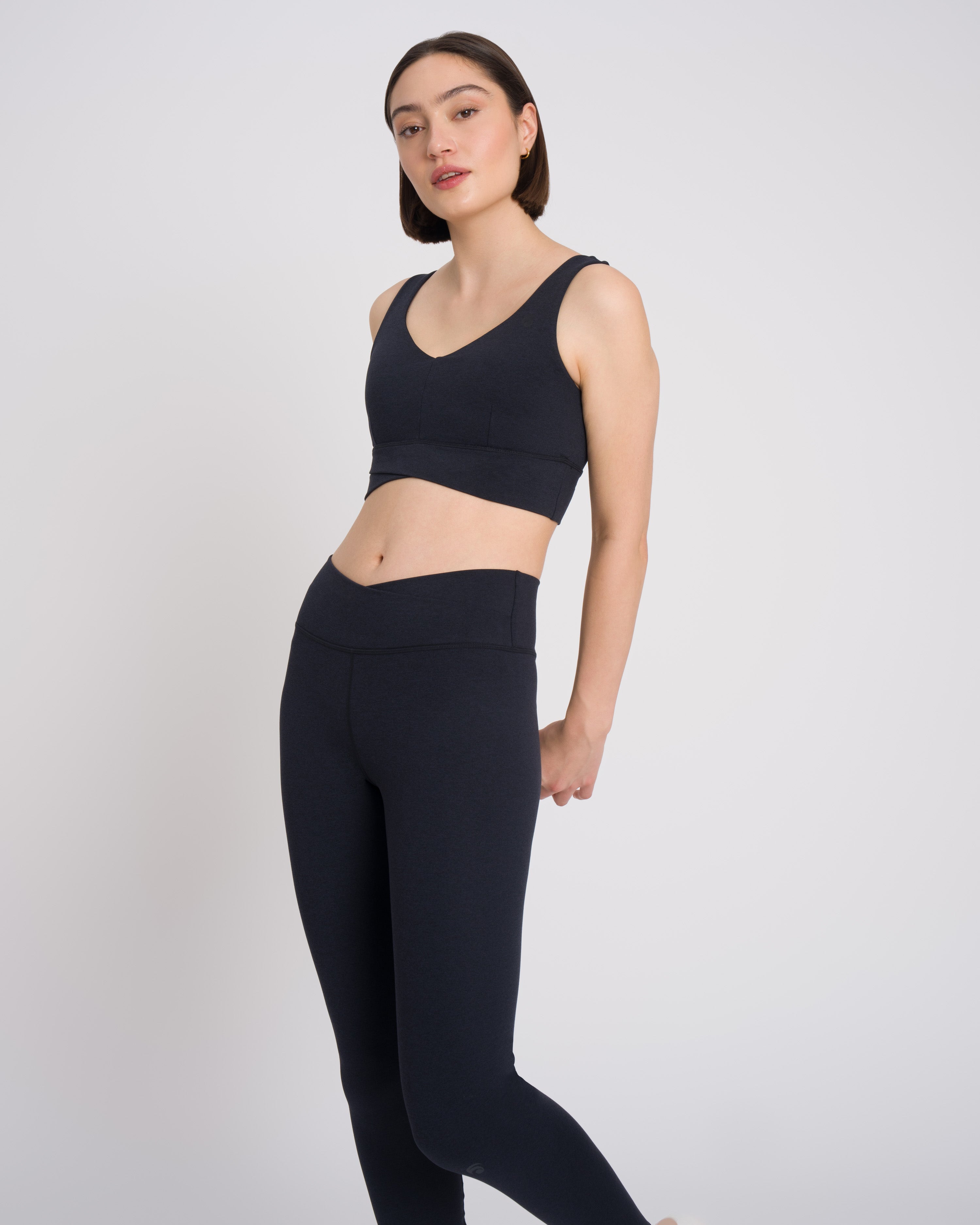Dahlia Set - Black - Yoga Set
