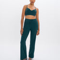 Eve Wideleg Set - Emerald Green