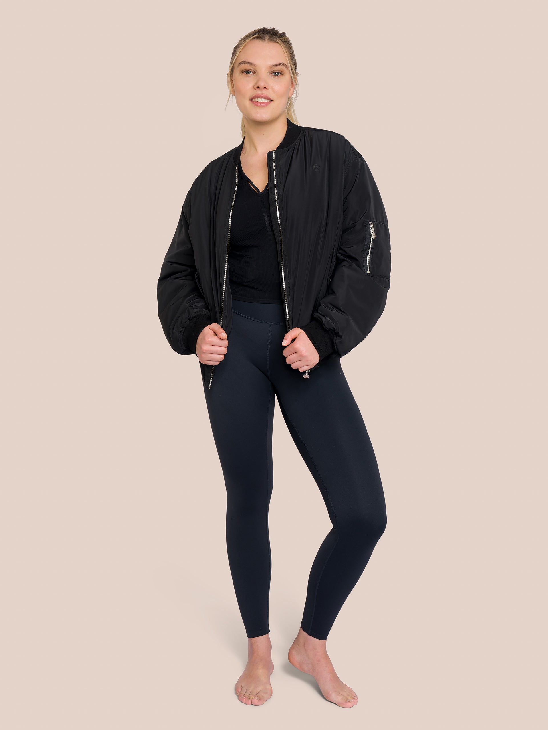 Gianna Bomber Jacket - Yoga Jacket