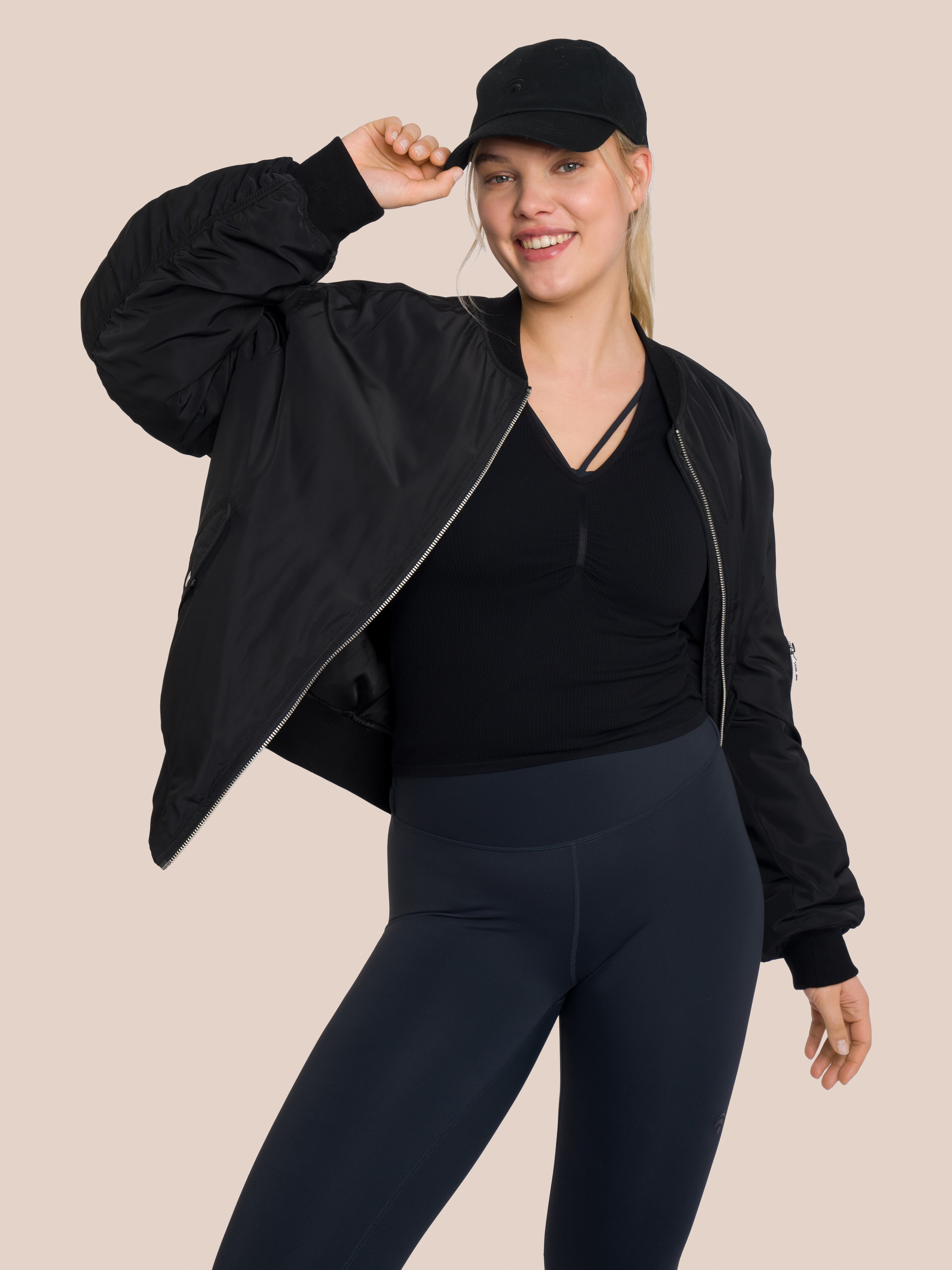 Gianna Bomber Jacket - Yoga Jacket