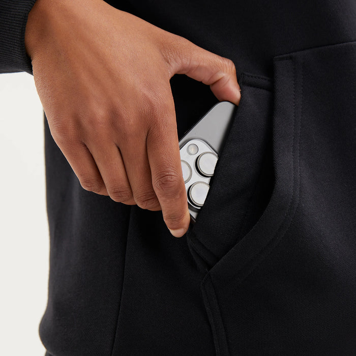 Poche supplémentaire pour téléphone portable dans la poche kangourou